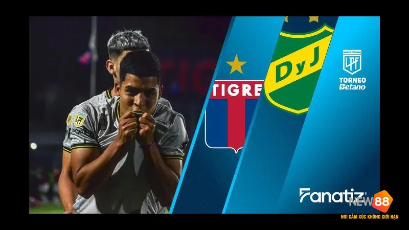 Cầu thủ của Tigre dũng cảm tấn công trước hàng phòng ngự mạnh mẽ của Defensa y Justicia