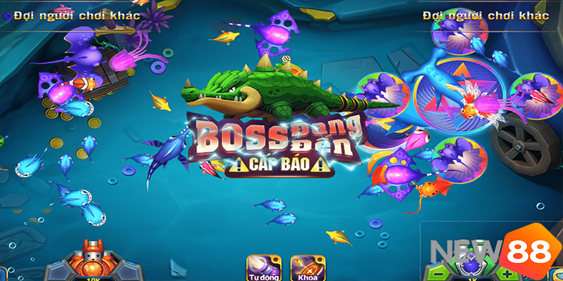 Bắn Cá Xèng Live – Cùng New88 Trải Nghiệm Săn Cá Đổi Thưởng 6 Hệ thống boss khủng trong bắn cá xèng live